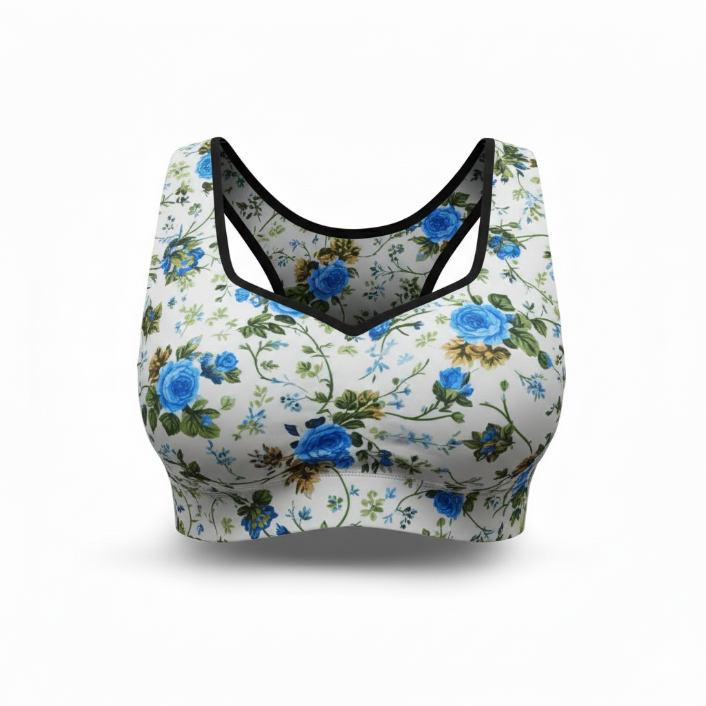 INNER SHRINGAAR Spandex Full Coverage Printed Padded Bra For Women