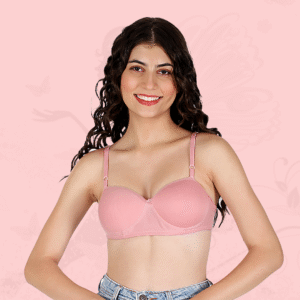 INNER SHRINGAAR Cotton Rich Full Coverage Solid Padded Bra For Women