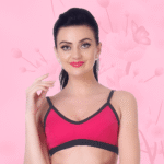 INNER SHRINGAAR Cotton-Rich Full Coverage Color-Block Sports Bra For Women