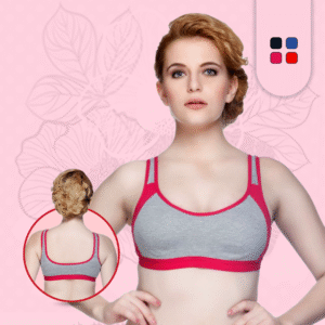 INNER SHRINGAAR Cotton-Rich Full Coverage Solid Sports Bra For Women